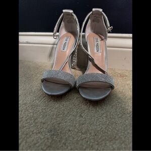 Steve Madden Sparkly Silver Heels